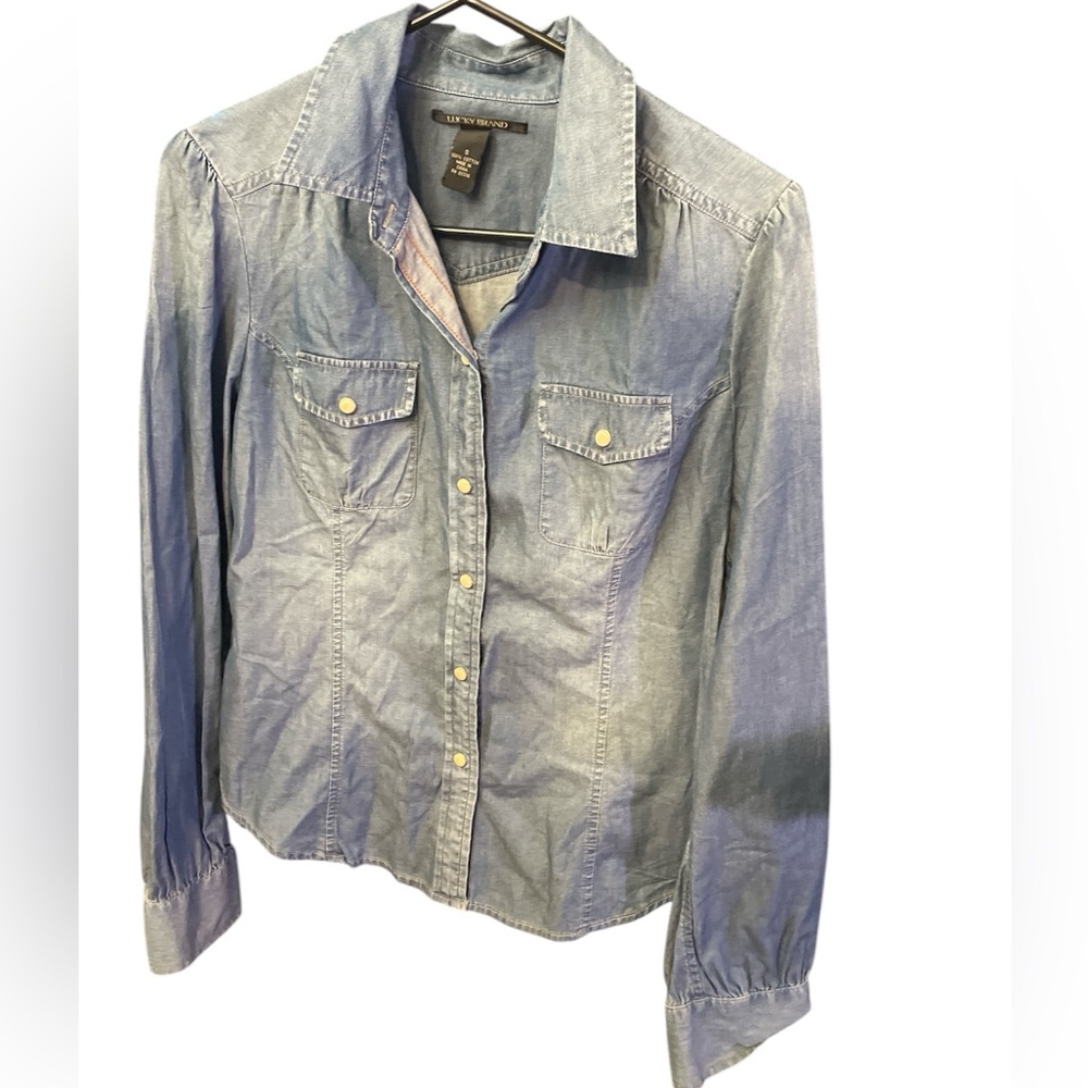 Lucky brand pearl button down